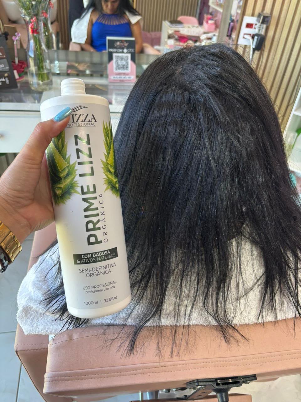 Antes: Prime Lizz Orgânica em ação